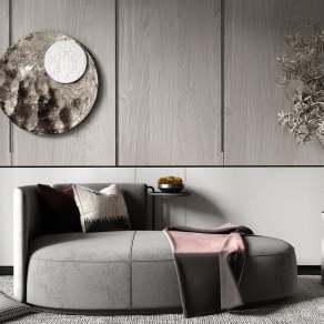 现代贵妃椅3D模型下载